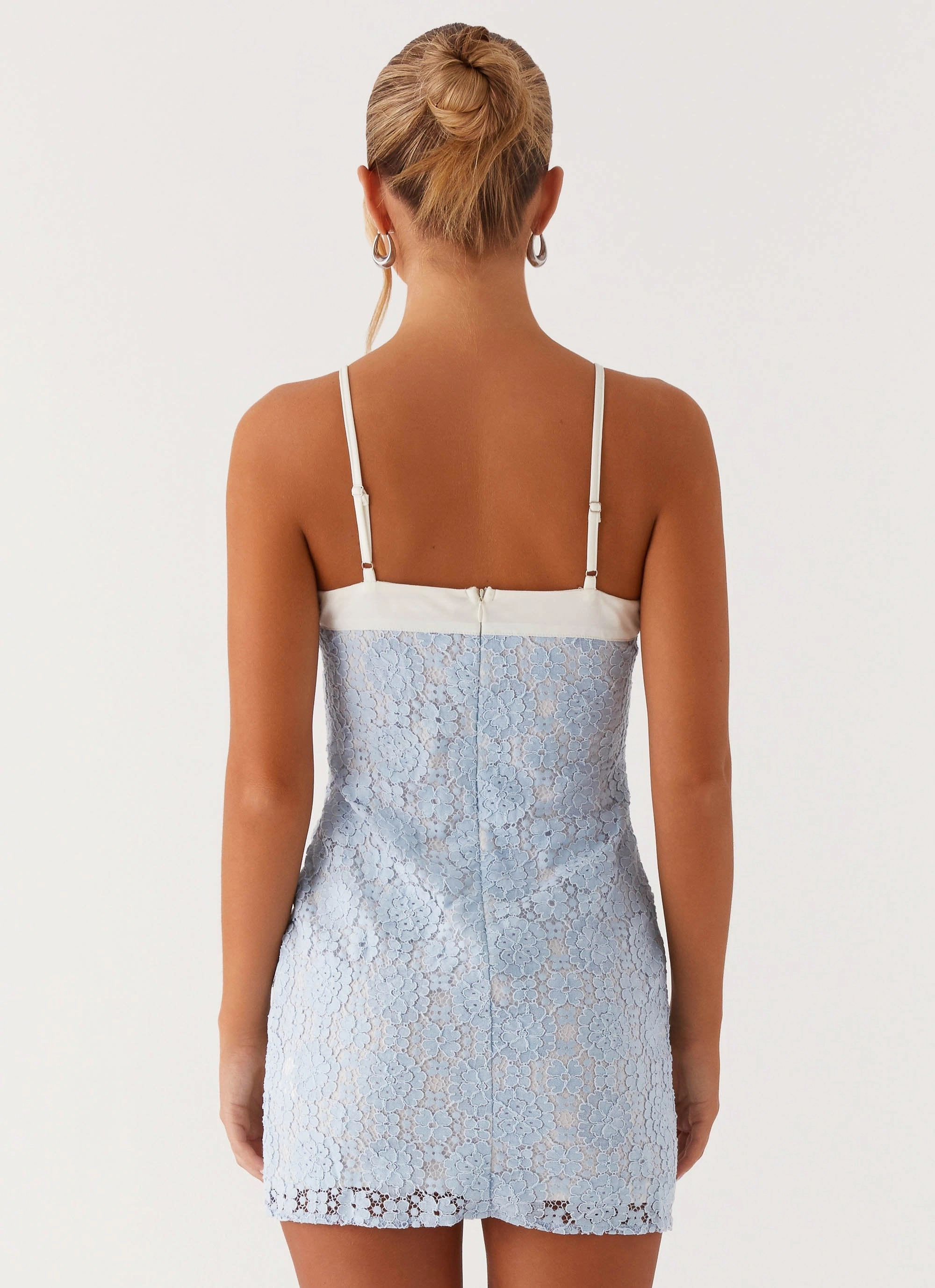 Smooth Lines For Keeps Mini Dress - Blue