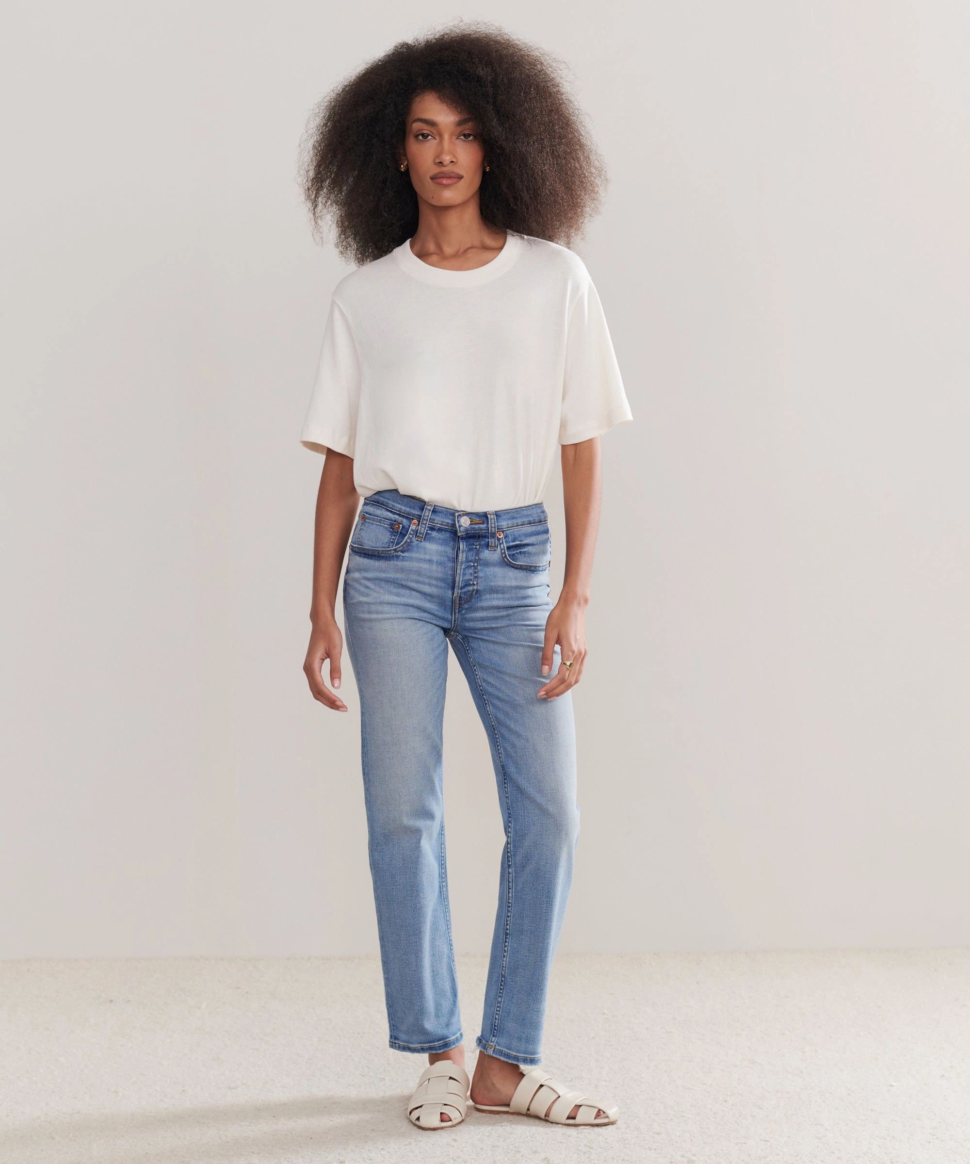 Mid Rise Stovepipe Form Fit Comfort