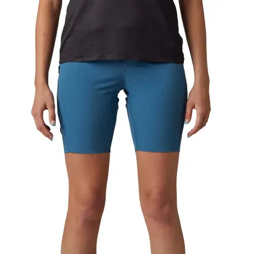 Fox Womens Flexair Ascent With Liner Dark Slate Shorts