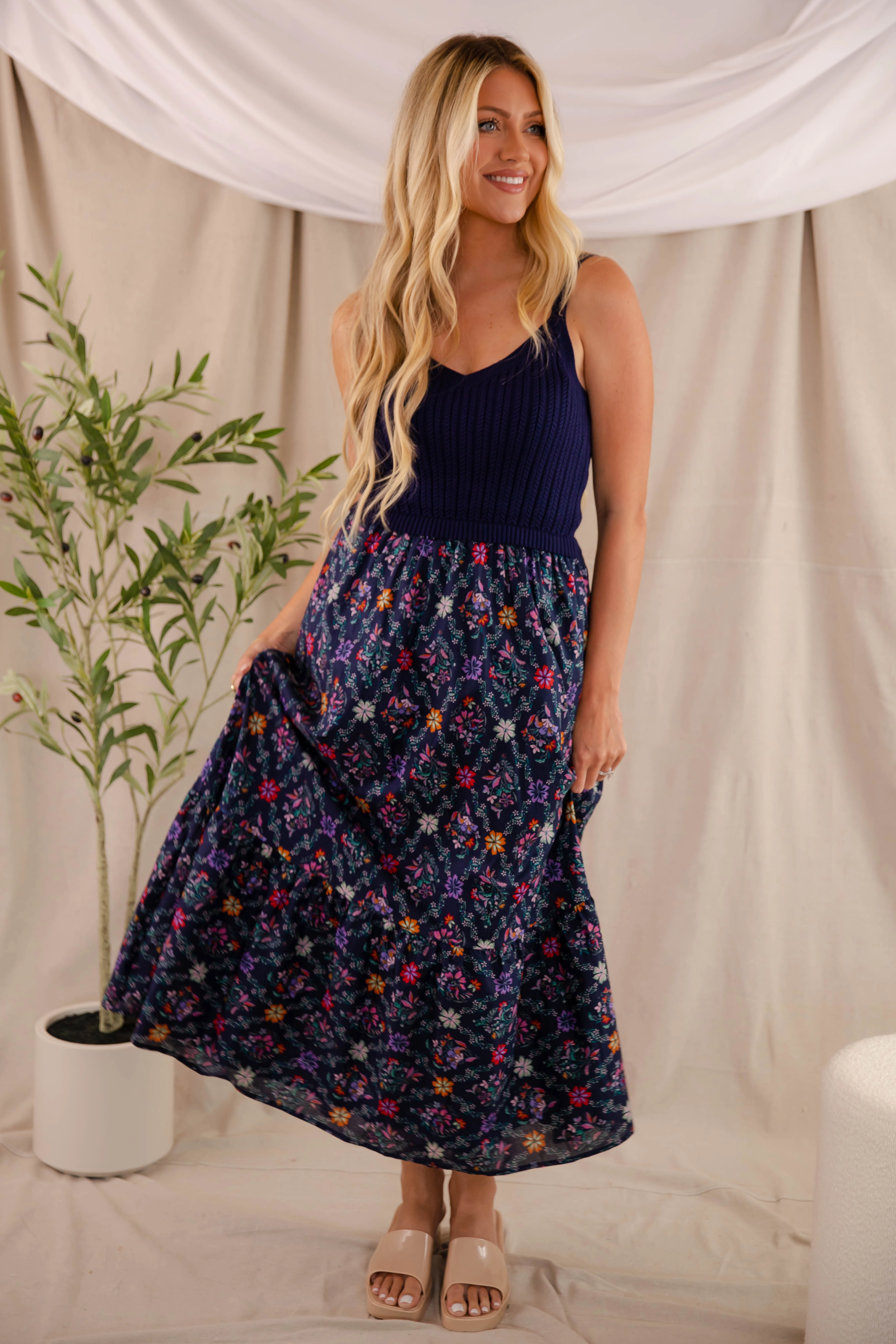 First Time Ever Midi Dress Soft Fabric