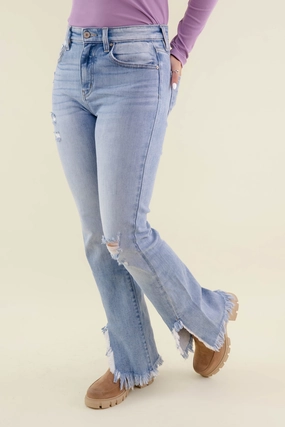 Chic casual Body-Hugging Fit The It Girl Bootcut Denim