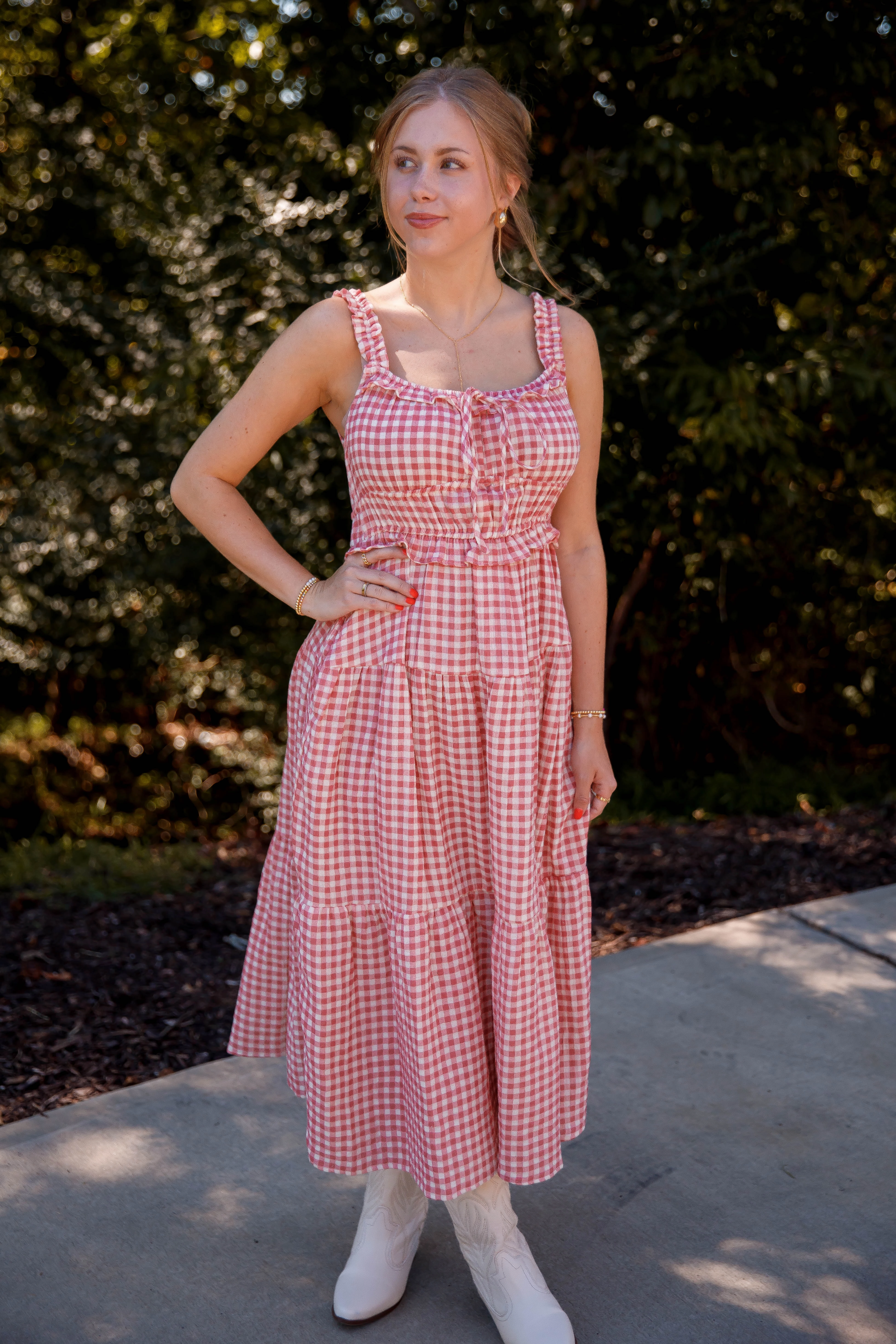 Subtle Glow Shine Soft Friends For Life Maxi Dress