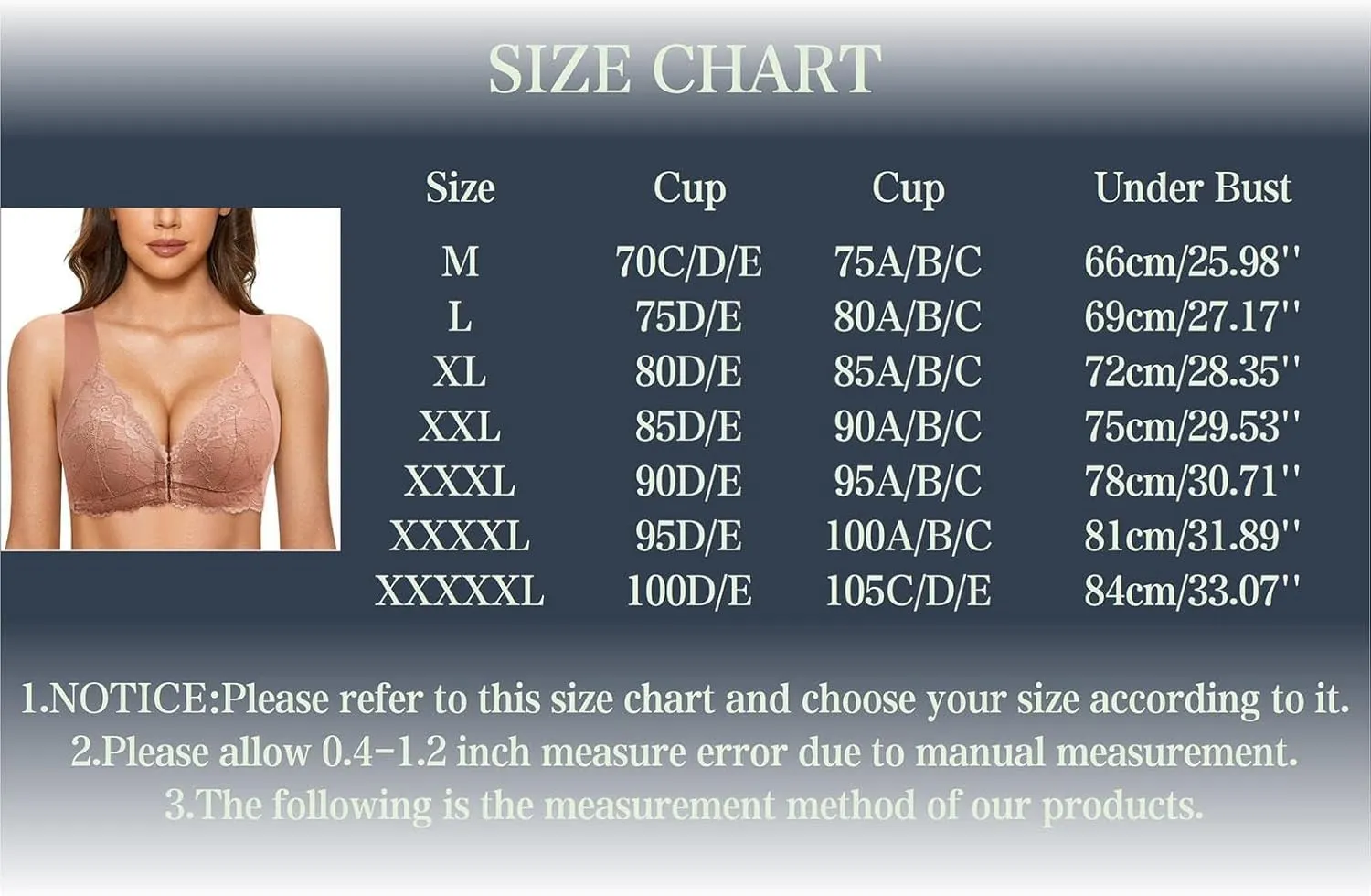 Front Closure Lace Bras for Women No Underwire Push Up Bras Full Coverage Push Up Bralettes Front Close Hook Bras
