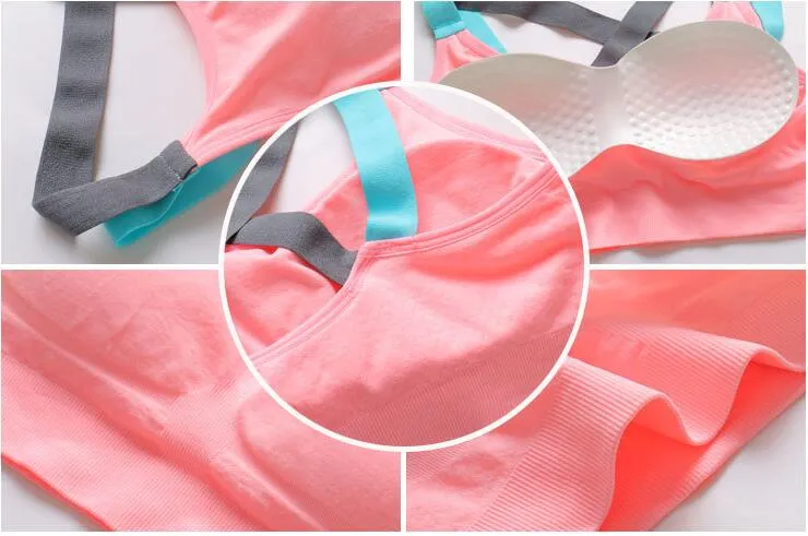 Full Cup Breathable Top Shockproof Bra
