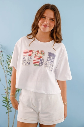 American Honey Top RecycledPolyesterBlend