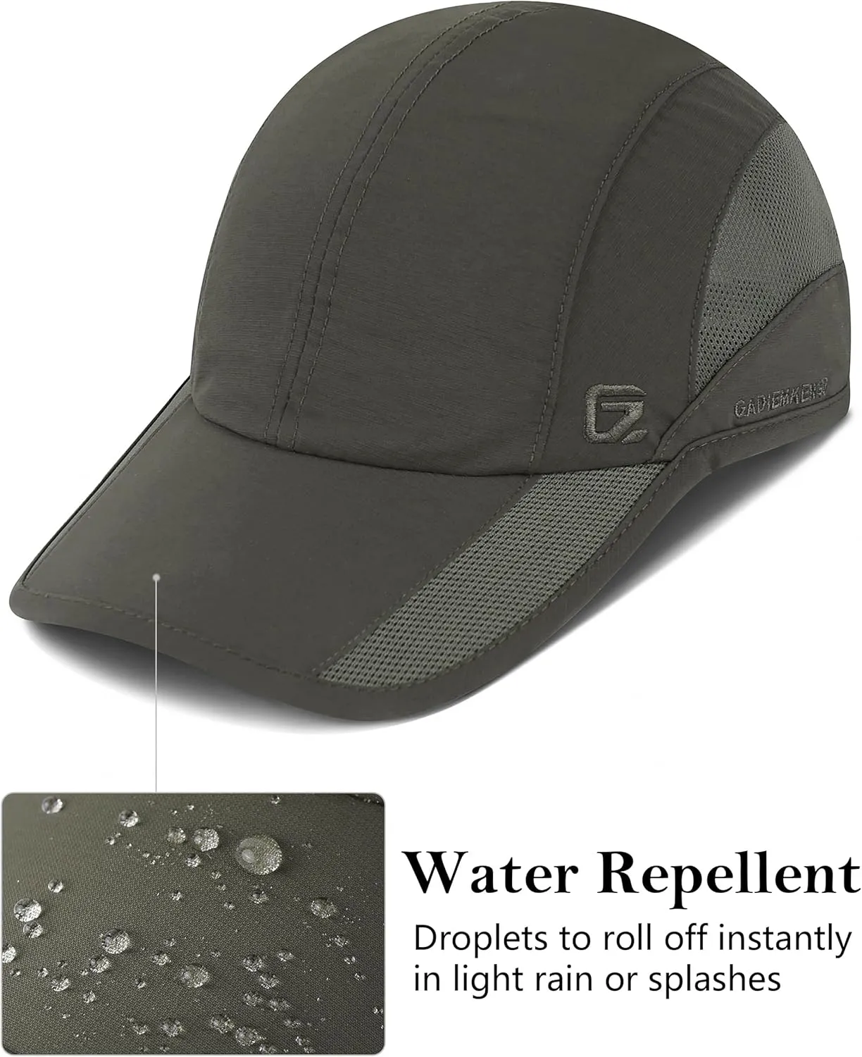 GADIEMKENSD Outdoor Running Hat Breathable Mesh