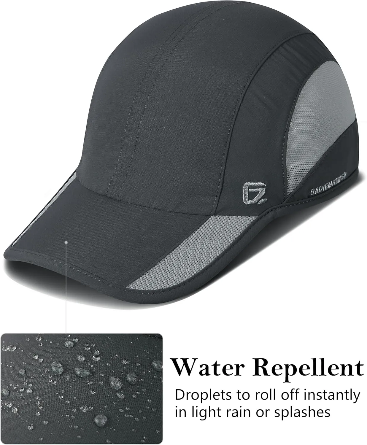 GADIEMKENSD Outdoor Running Hat Breathable Mesh