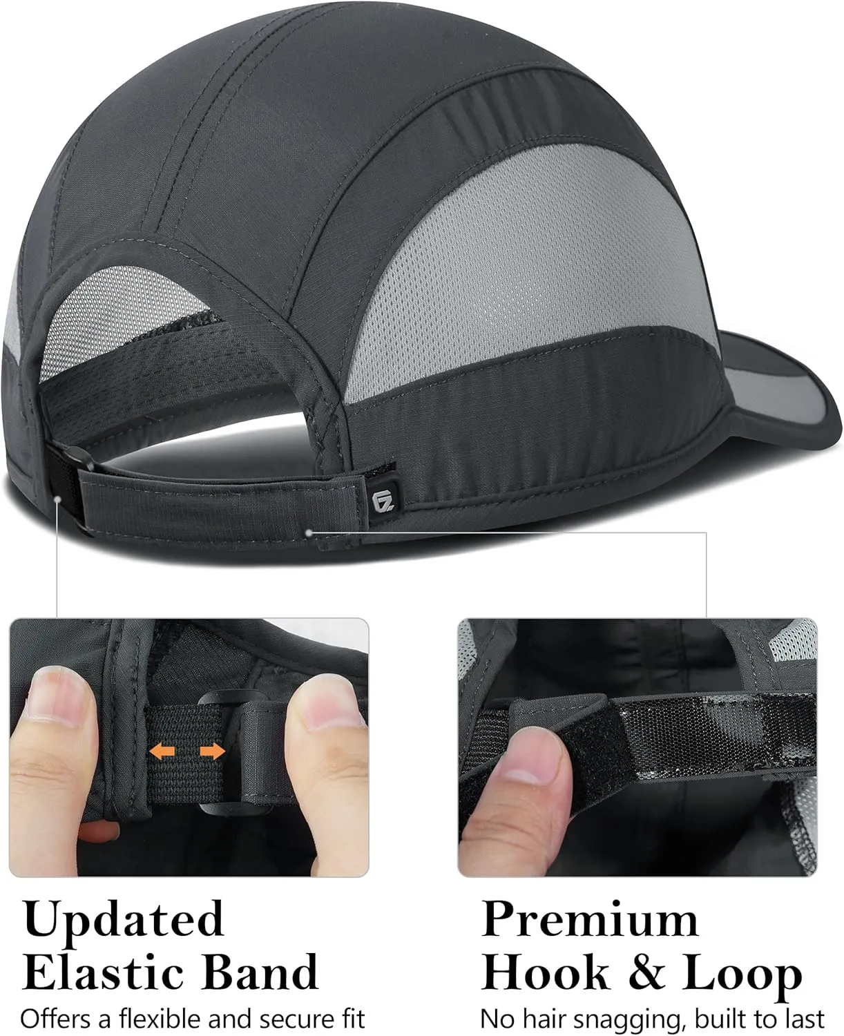 GADIEMKENSD Outdoor Running Hat Breathable Mesh