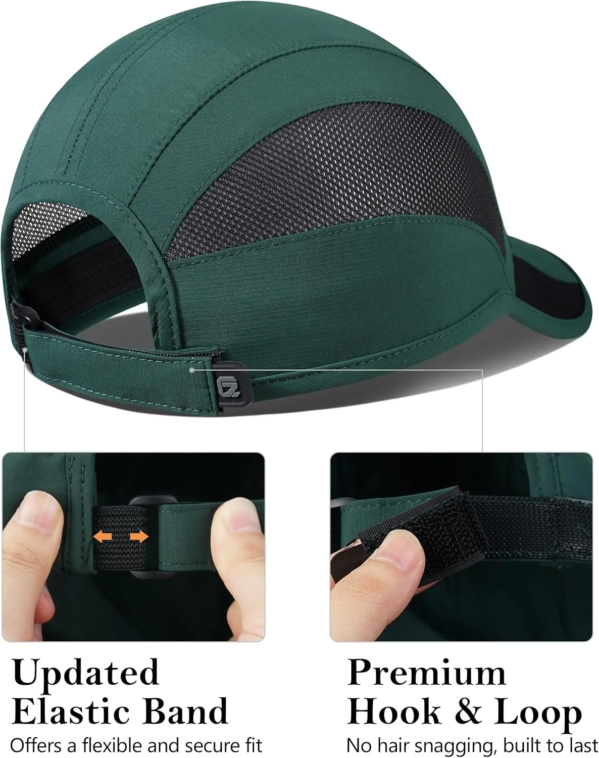 GADIEMKENSD Quick Dry Run Hat Cooling Breathable Mesh