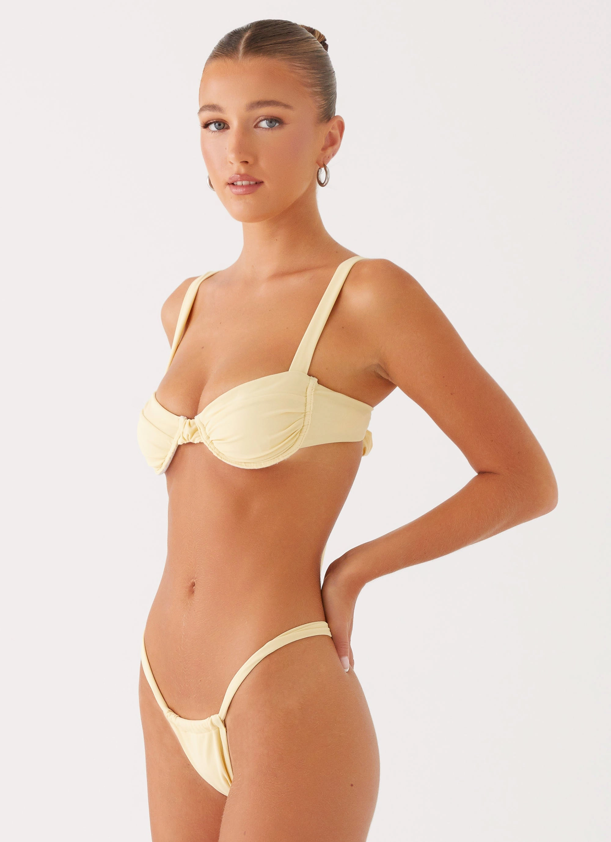Modal Gala Underwire Bikini Top - Yellow