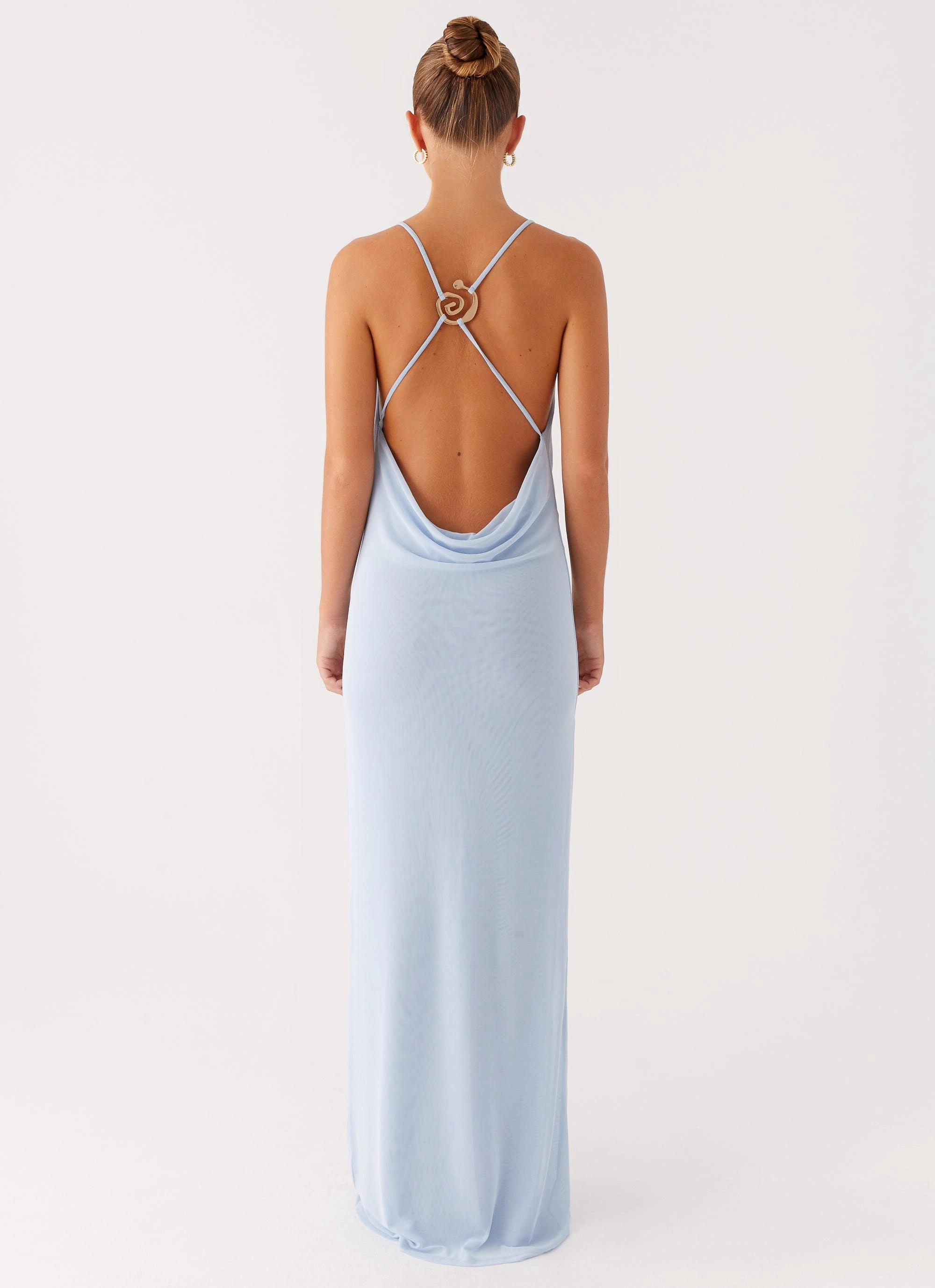 Chilly Day Wear Game Player Maxi Dress - Blue