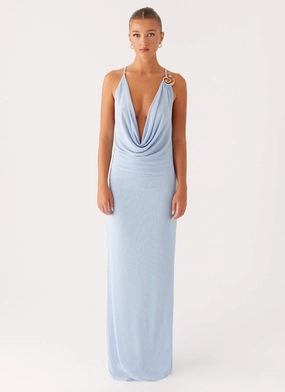 Game Player Maxi Dress - Blue Fresh Appeal