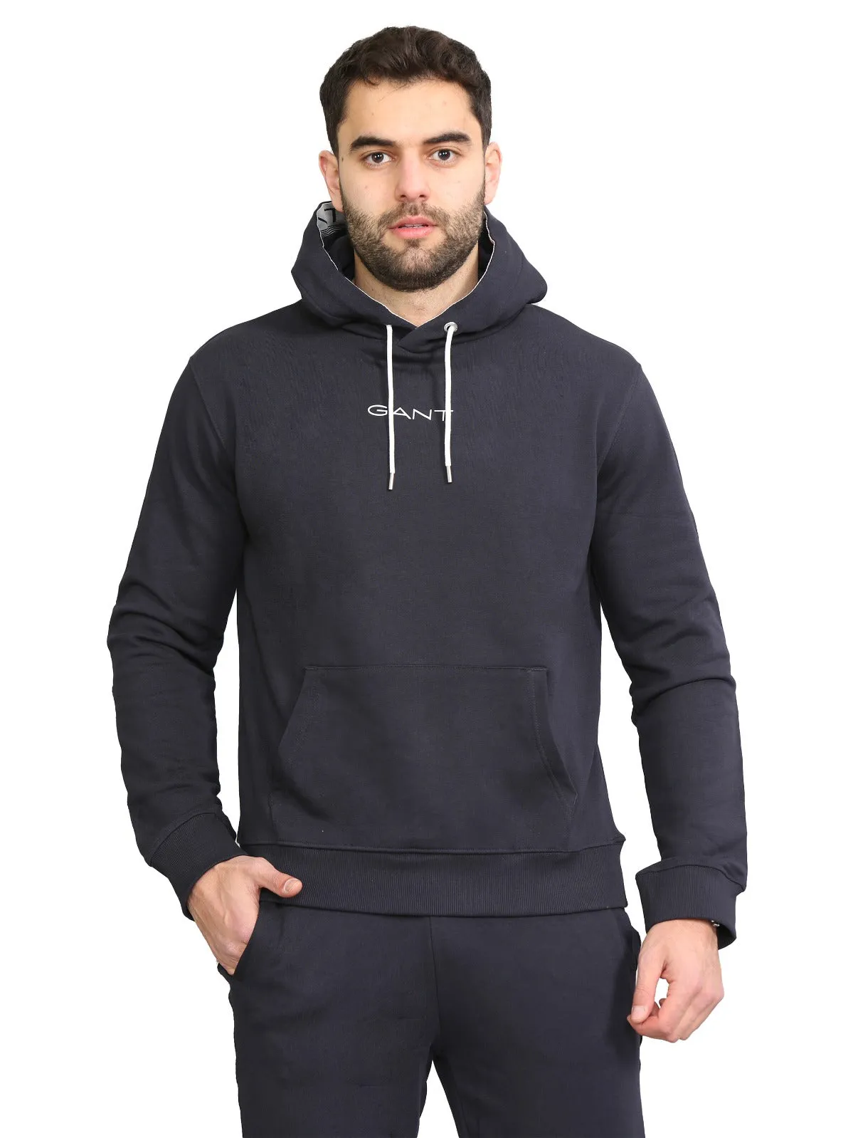 Gant Mens Pullover Striped Hoodie