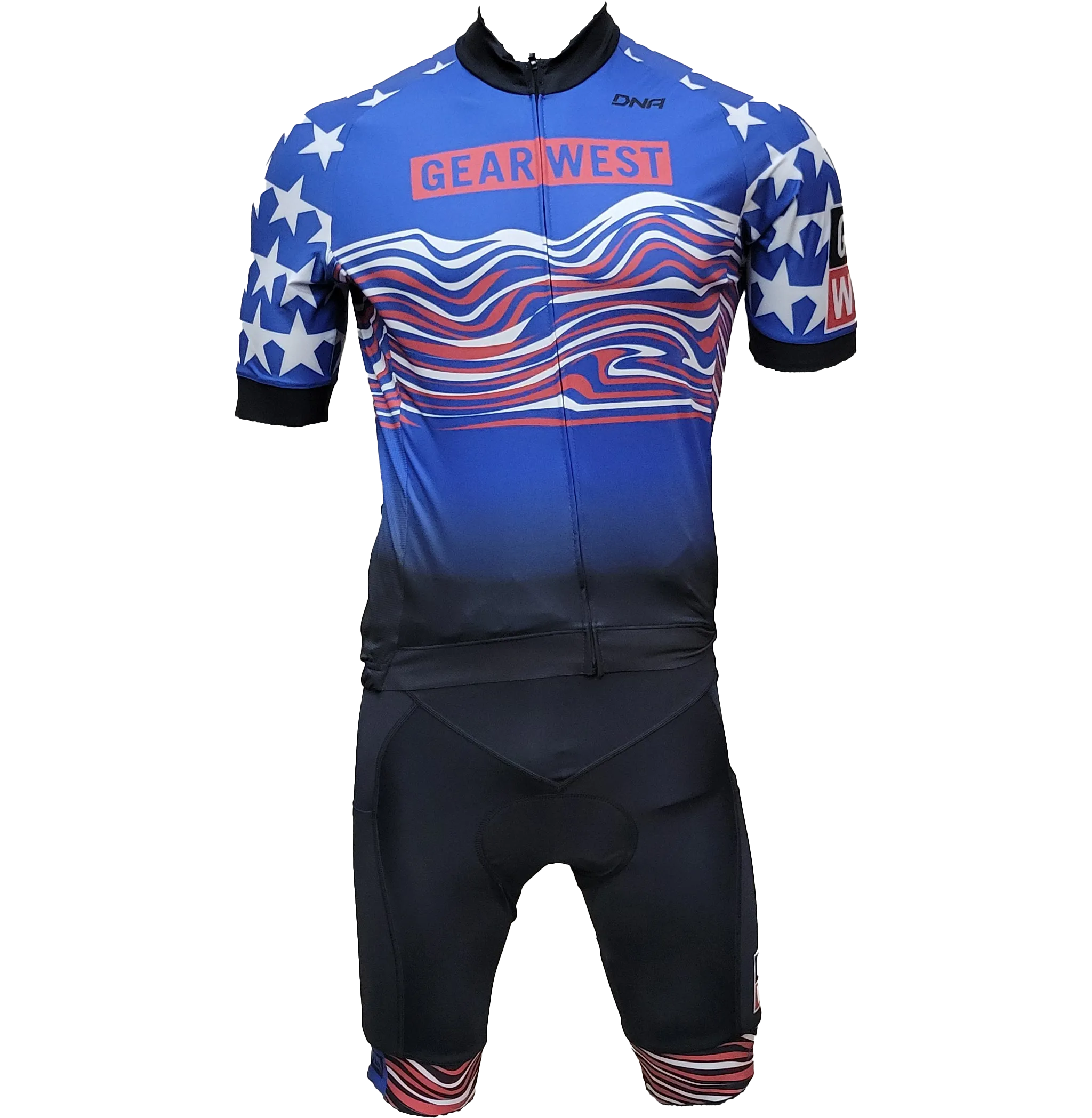 Gear West Men's DNA Cycling Gravel Bib Short