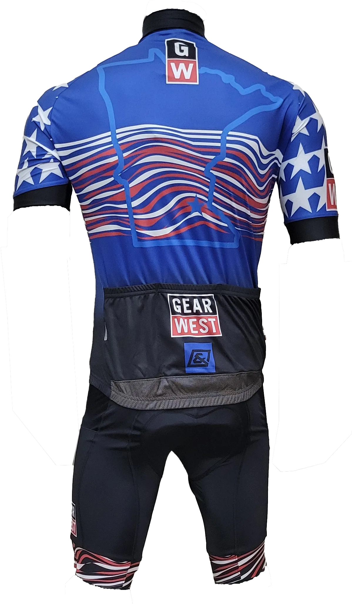Gear West Men's DNA Cycling Gravel Bib Short