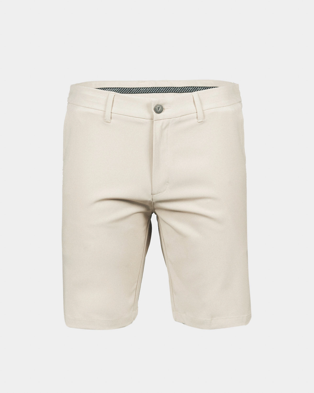 Comfortable Leg Men's Light Khaki Golf Shorts