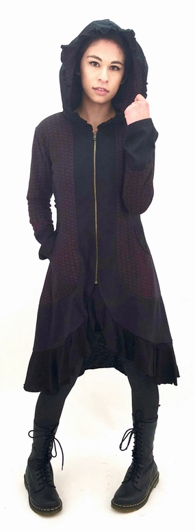 Geo Jacket Daily Wear Quilted Stitching