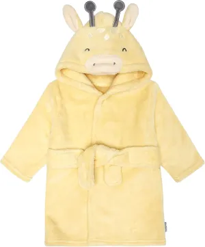 Gerber Unisex Baby Plushy Soft Hooded Animal Character Bathrobe