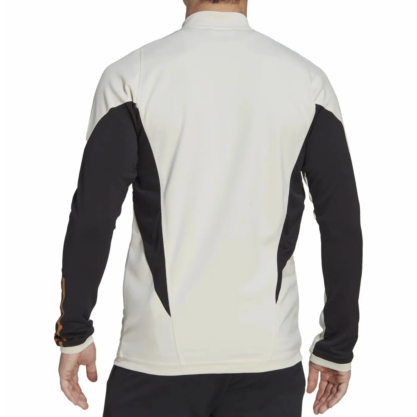 Germany training bench Soccer tracksuit 2022/23 white/black - Adidas