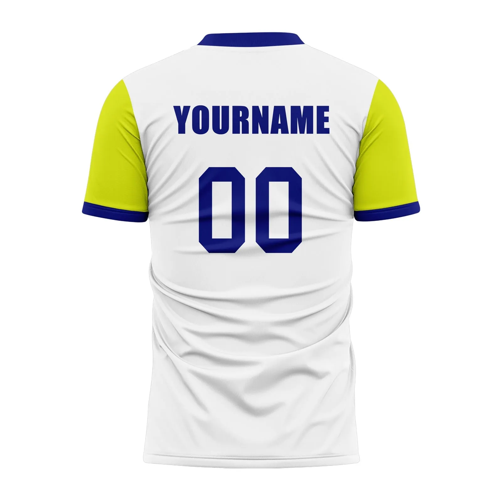 Gift Ideas,Custom White Yellow Soccer Sets Jersey Personalized SCJ101-D020131-8