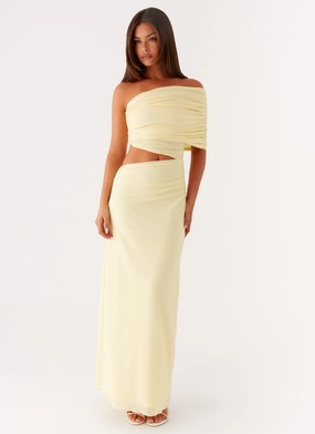 Gillian Maxi Dress - Yellow Soft Comfort