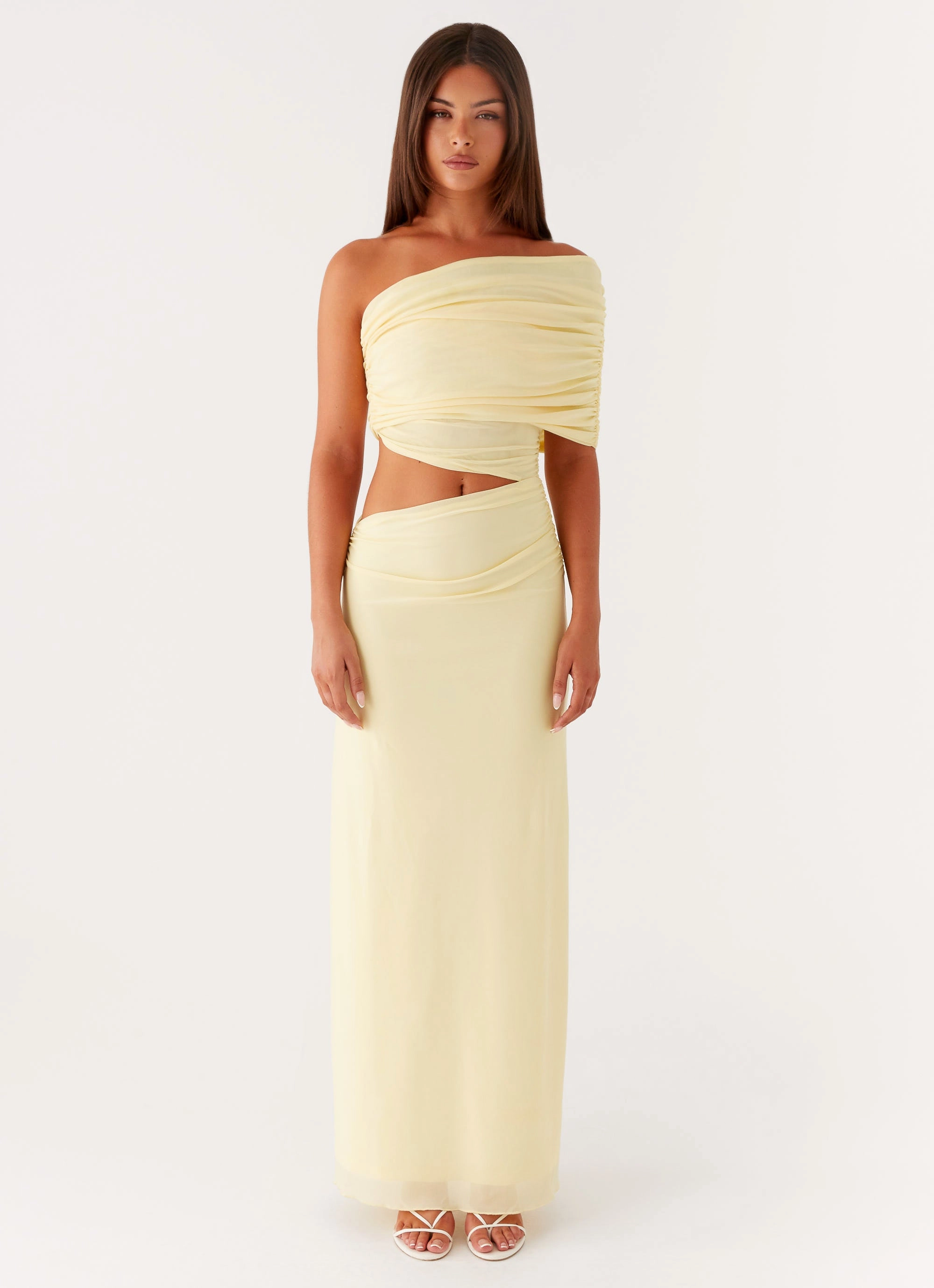 Bright Bloom Gillian Maxi Dress - Yellow
