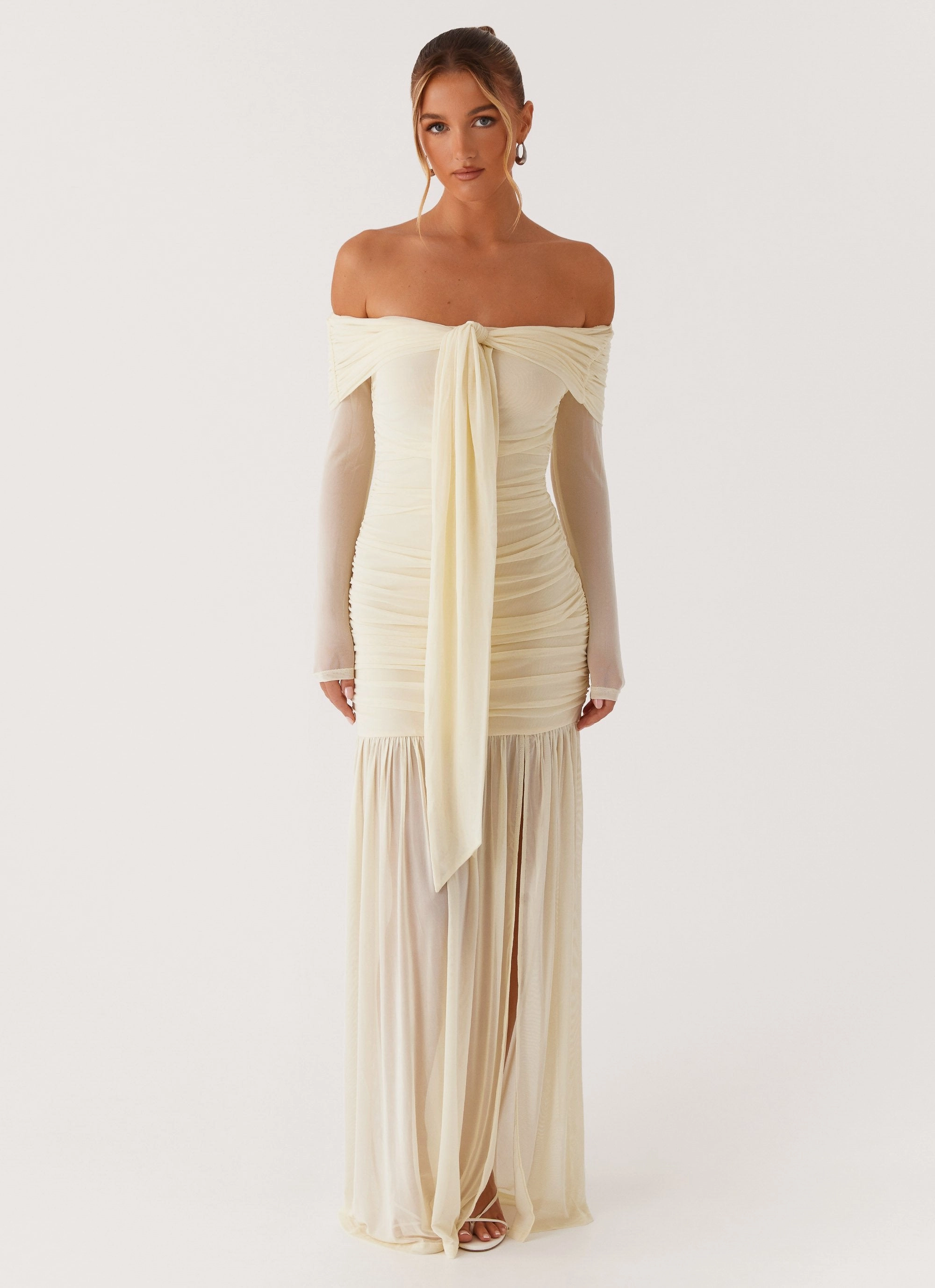 Ginny Maxi Dress - Yellow Polished Appearance Daily Confidence