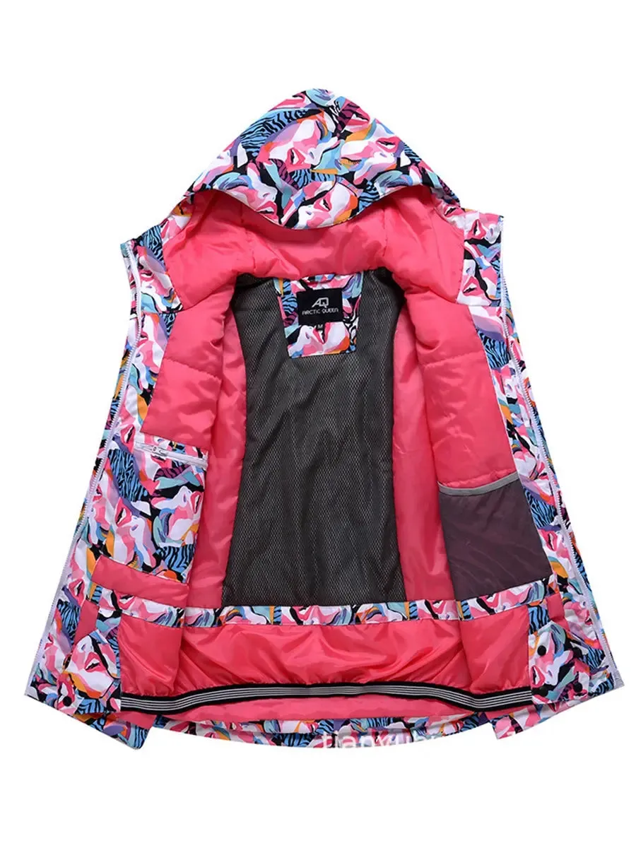 Girls' Anorak Ski Jacket Outdoor Insulated Snow Suits