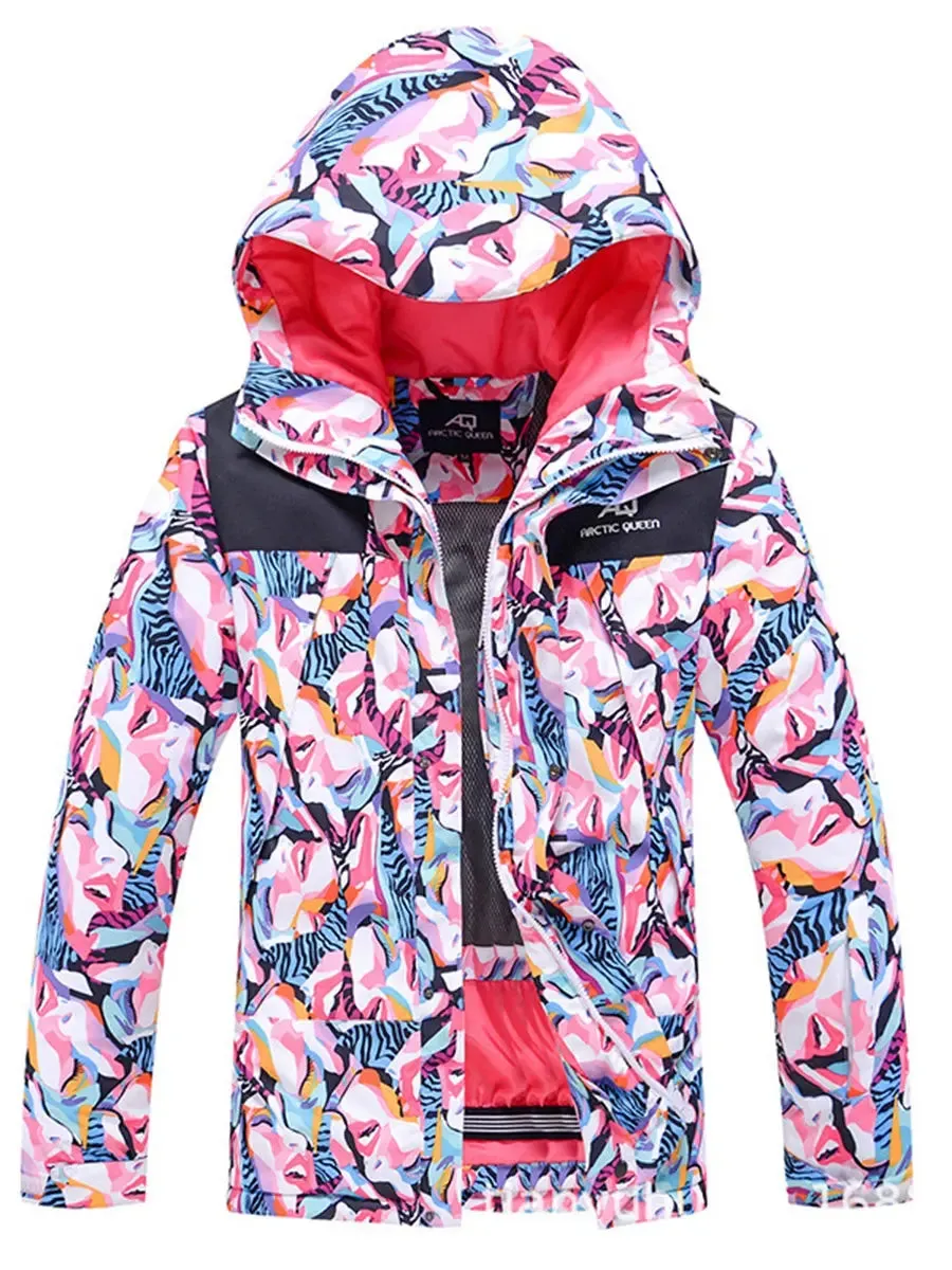 Girls' Anorak Ski Jacket Outdoor Insulated Snow Suits