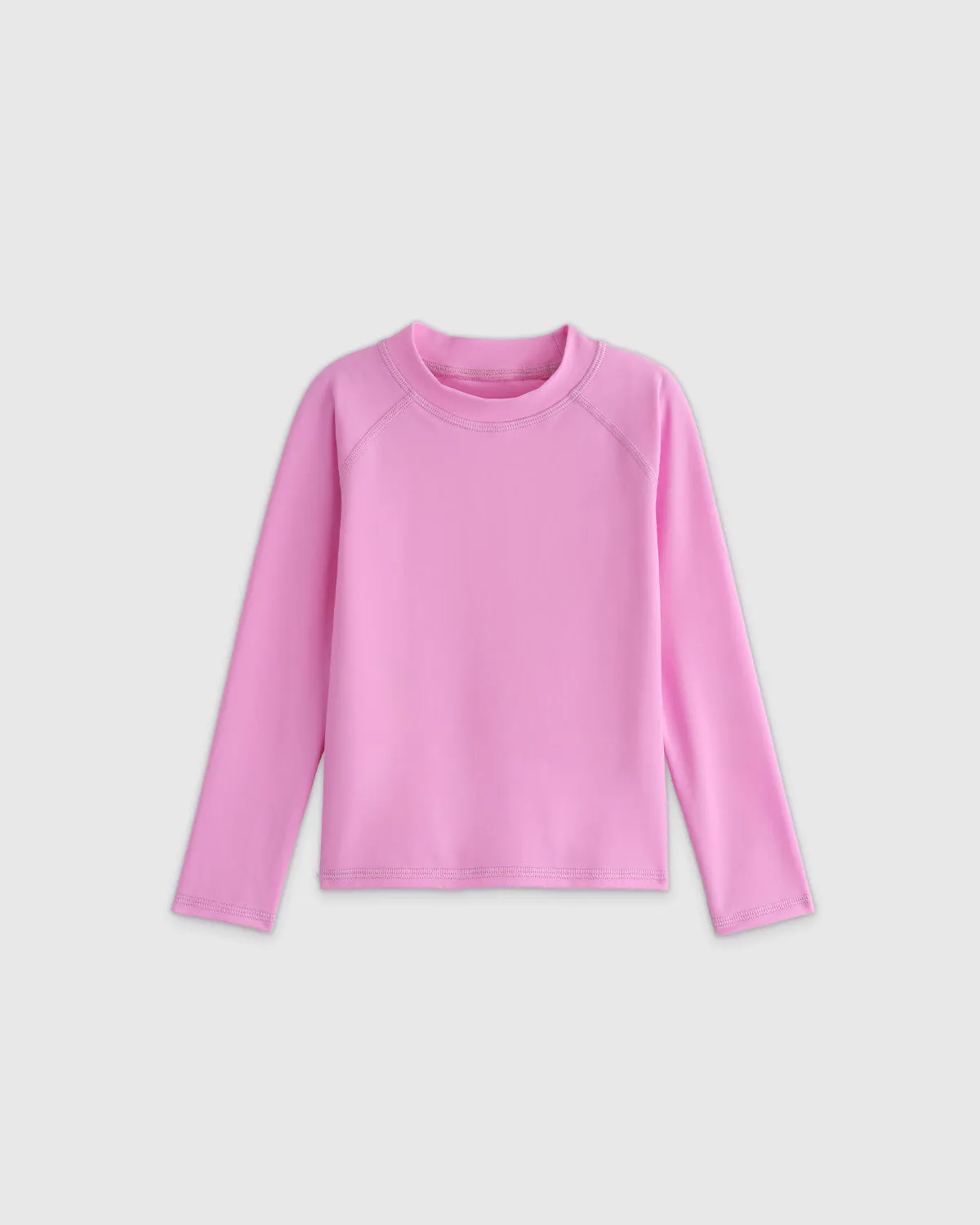 Girls Long Sleeve Raglan Rash Guard
