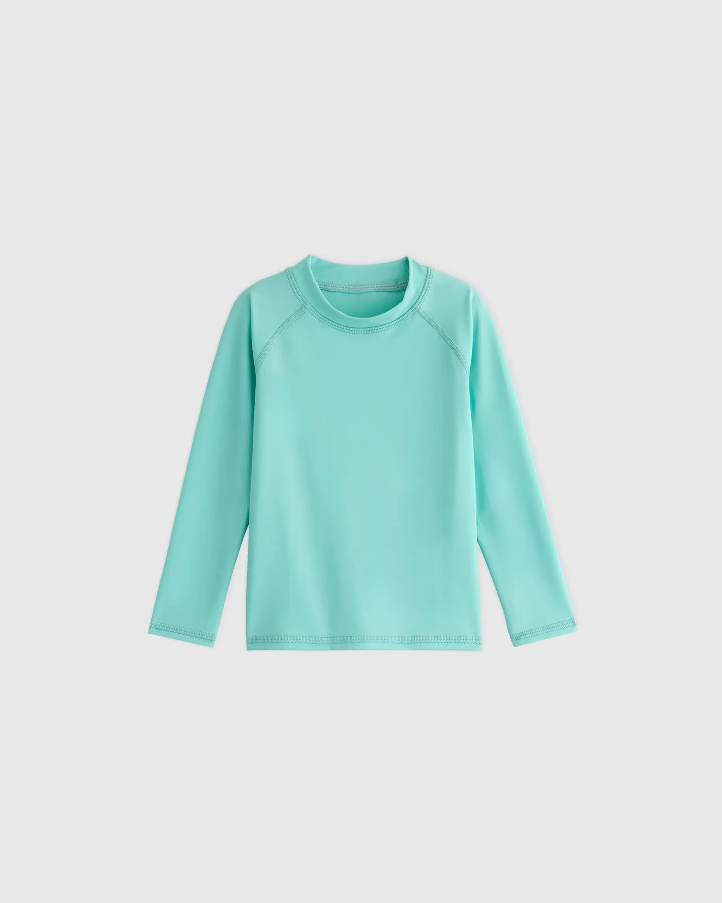 Girls Long Sleeve Raglan Rash Guard
