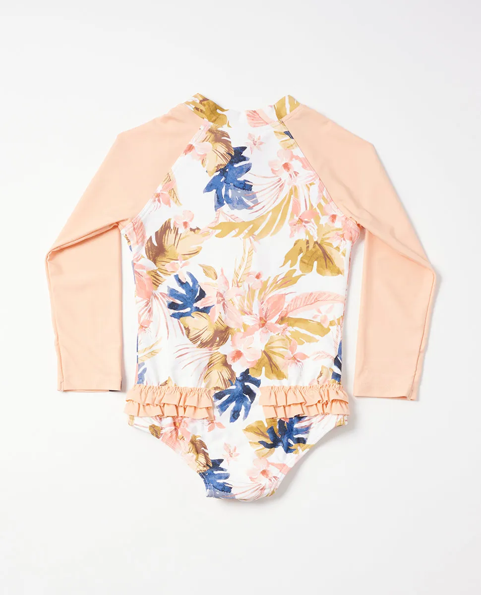 Girls Long Sleeve Surf Suit (0-7 years)