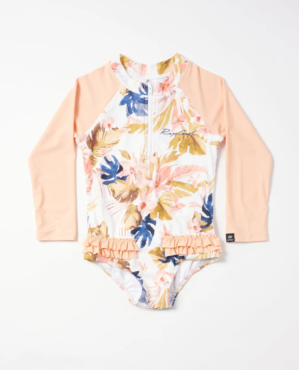 Girls Long Sleeve Surf Suit (0-7 years)