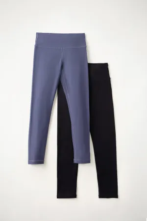 Girls Luxuriously Workout Leggings 2-pack｜3-Pack｜4-Pack