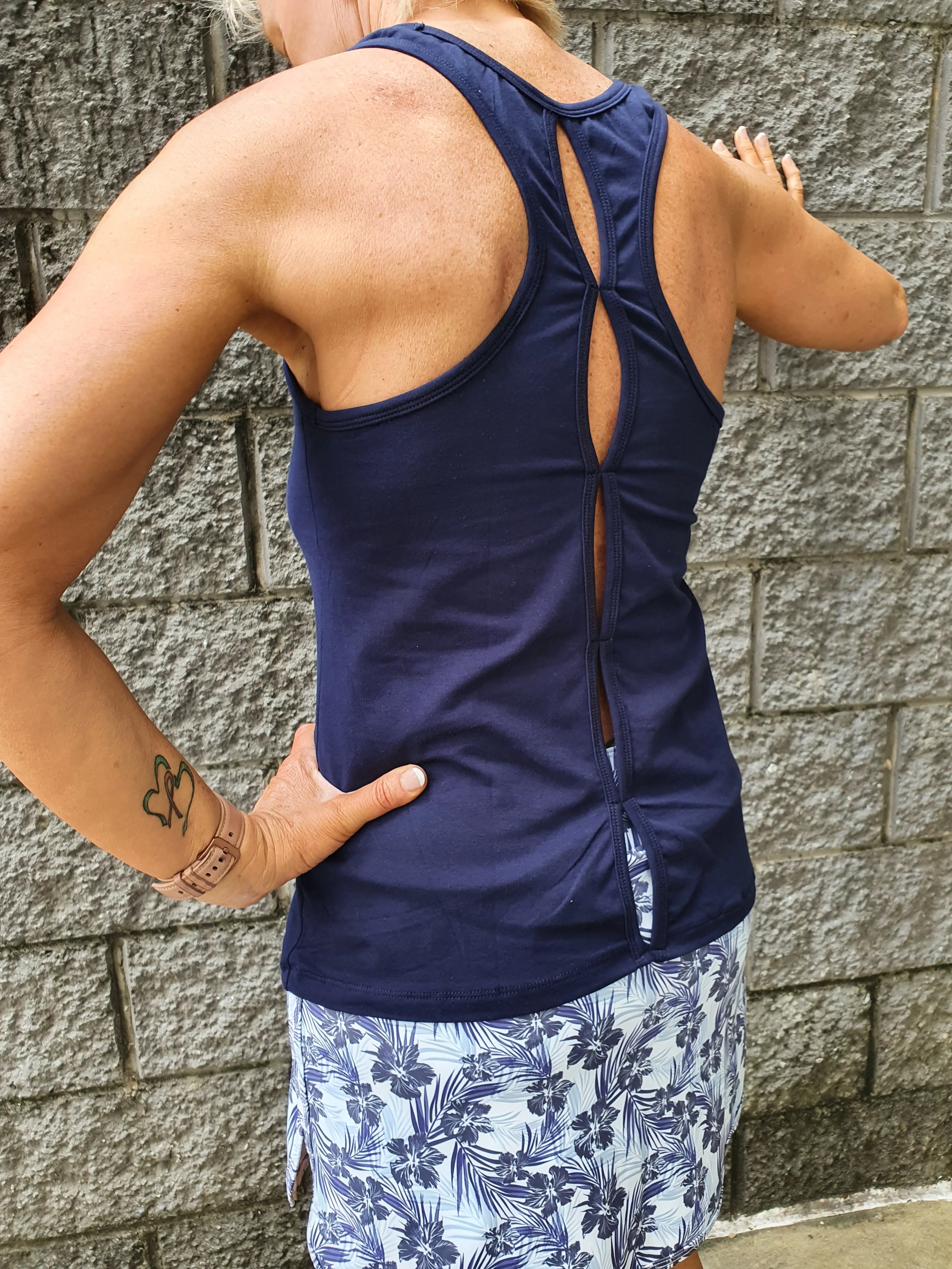 Gmaxx Open Back Racer Singlet