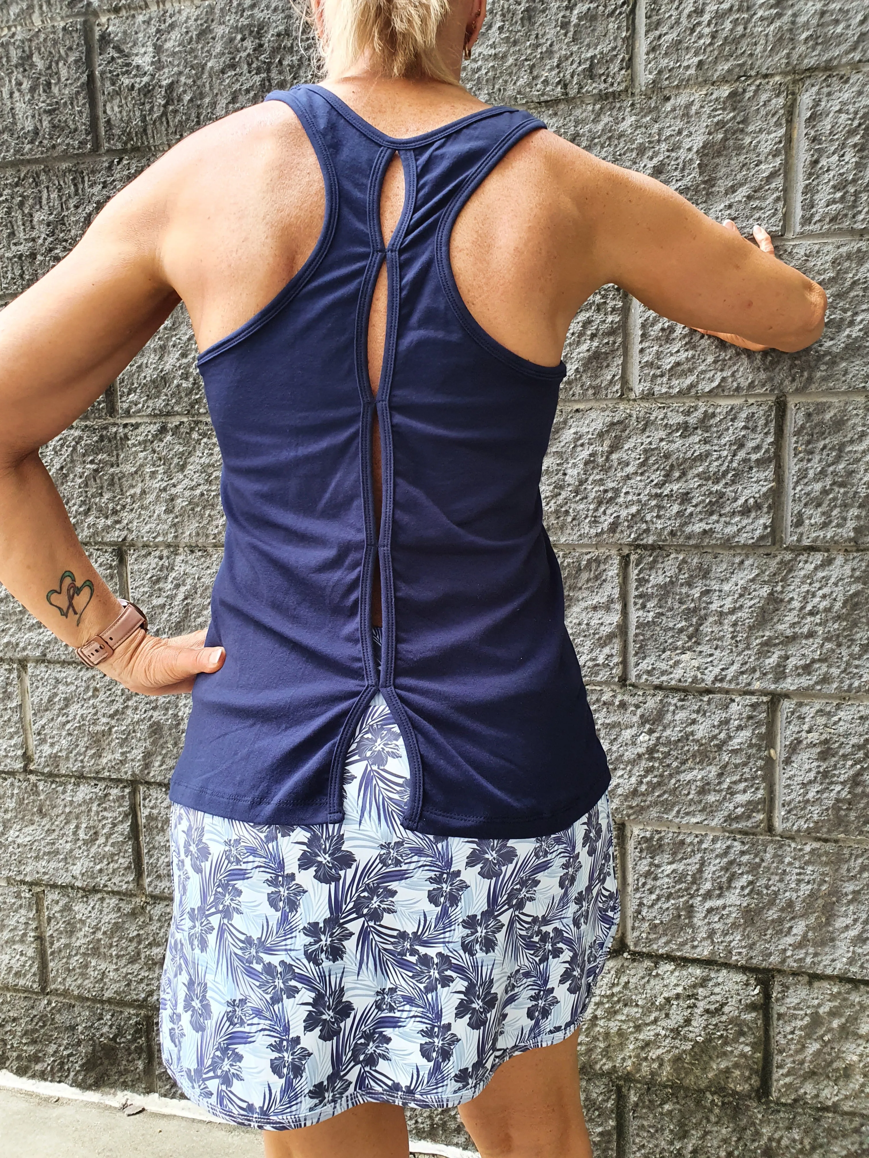 Gmaxx Open Back Racer Singlet