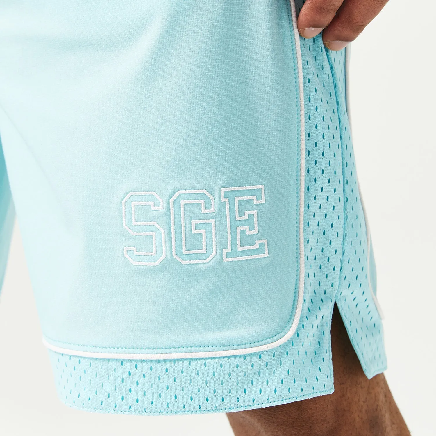 Golden Era Basketball Shorts - Angel Blue