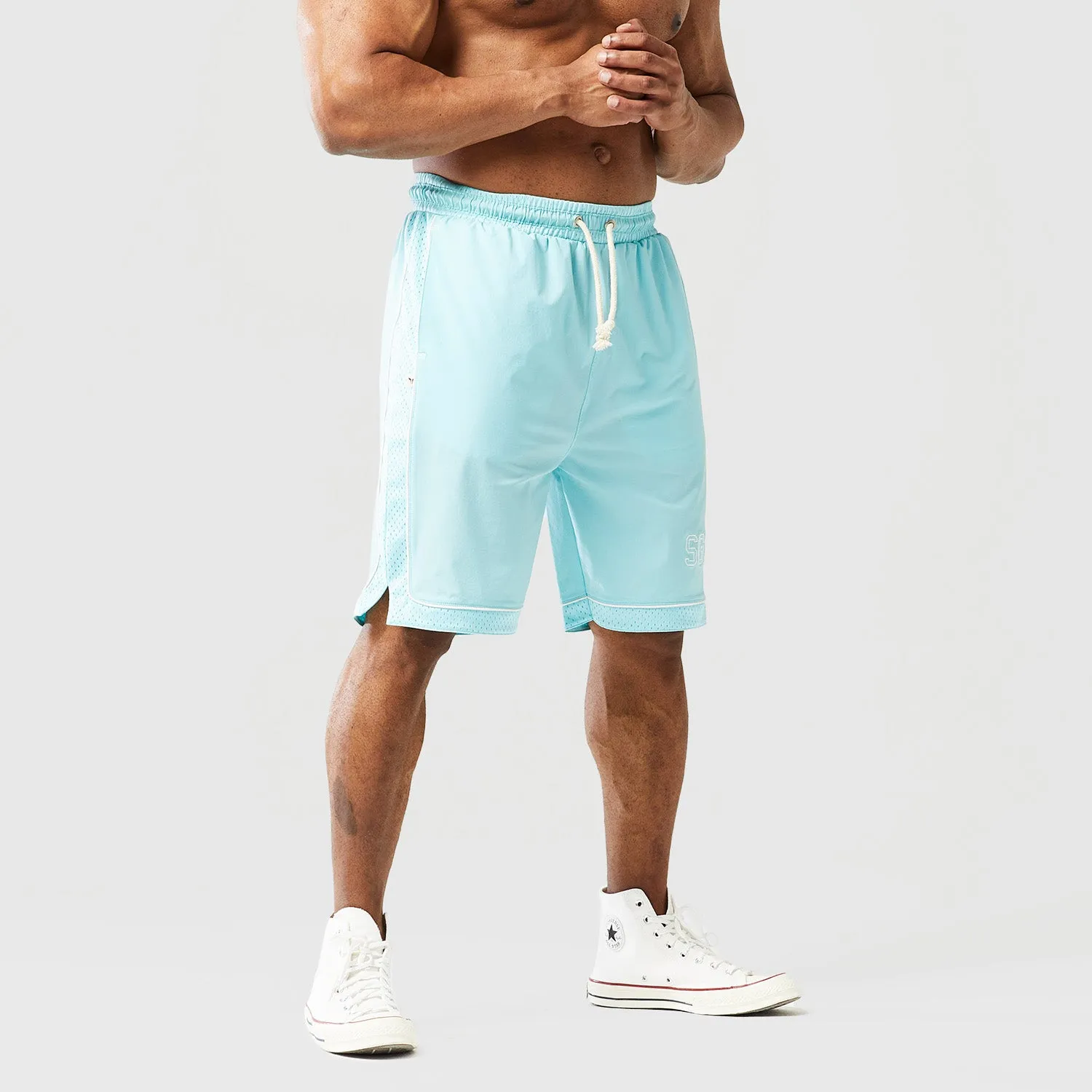 Golden Era Basketball Shorts - Angel Blue