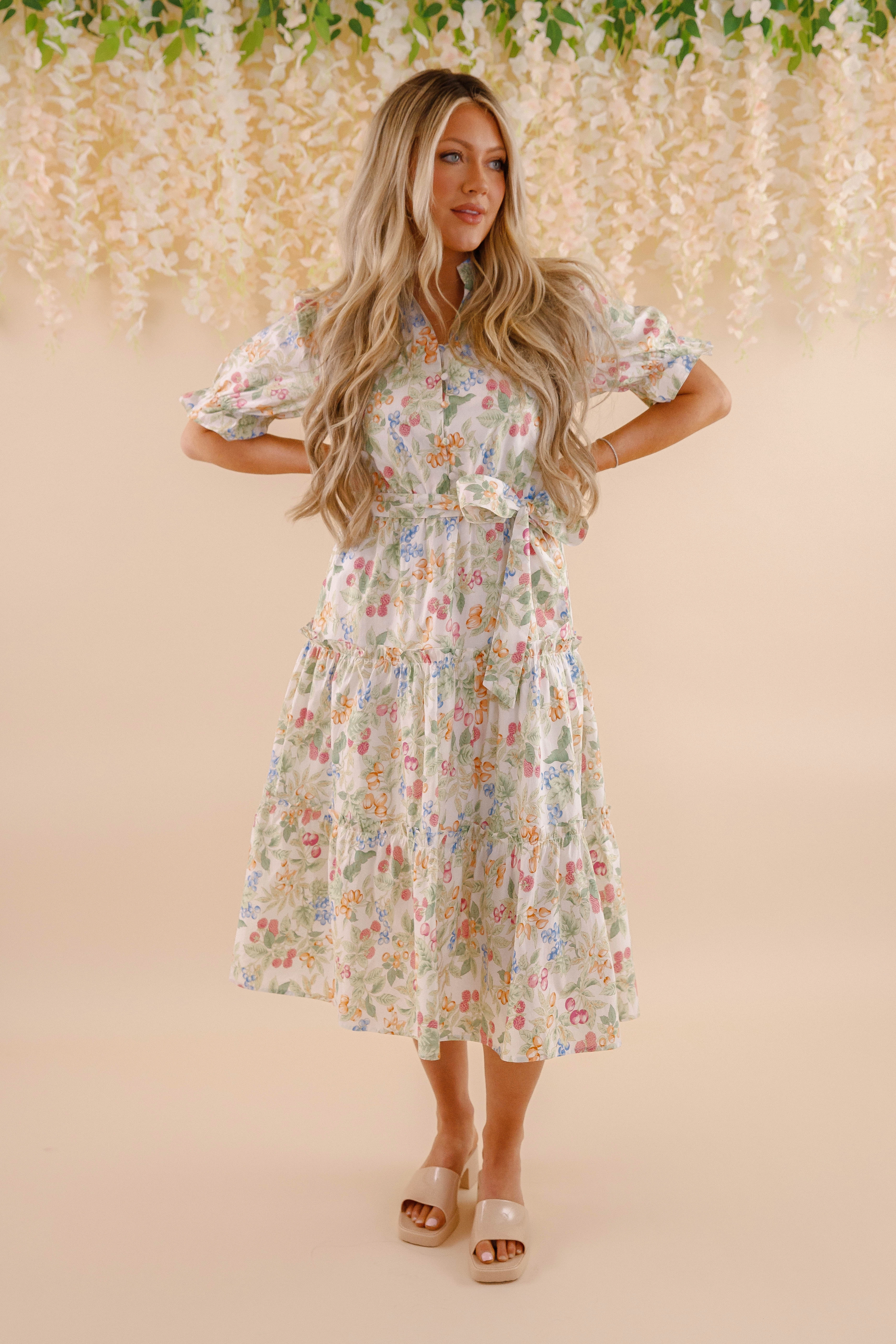 Good Fortune Midi Dress Life Soft Fresh Appeal