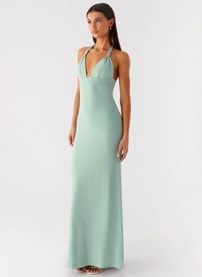 Comfortable fit dress for all body types Fern Valley Maxi Dress - Sage