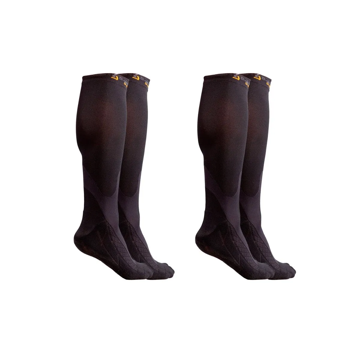 Graduated Compression Socks BLK/GRY
