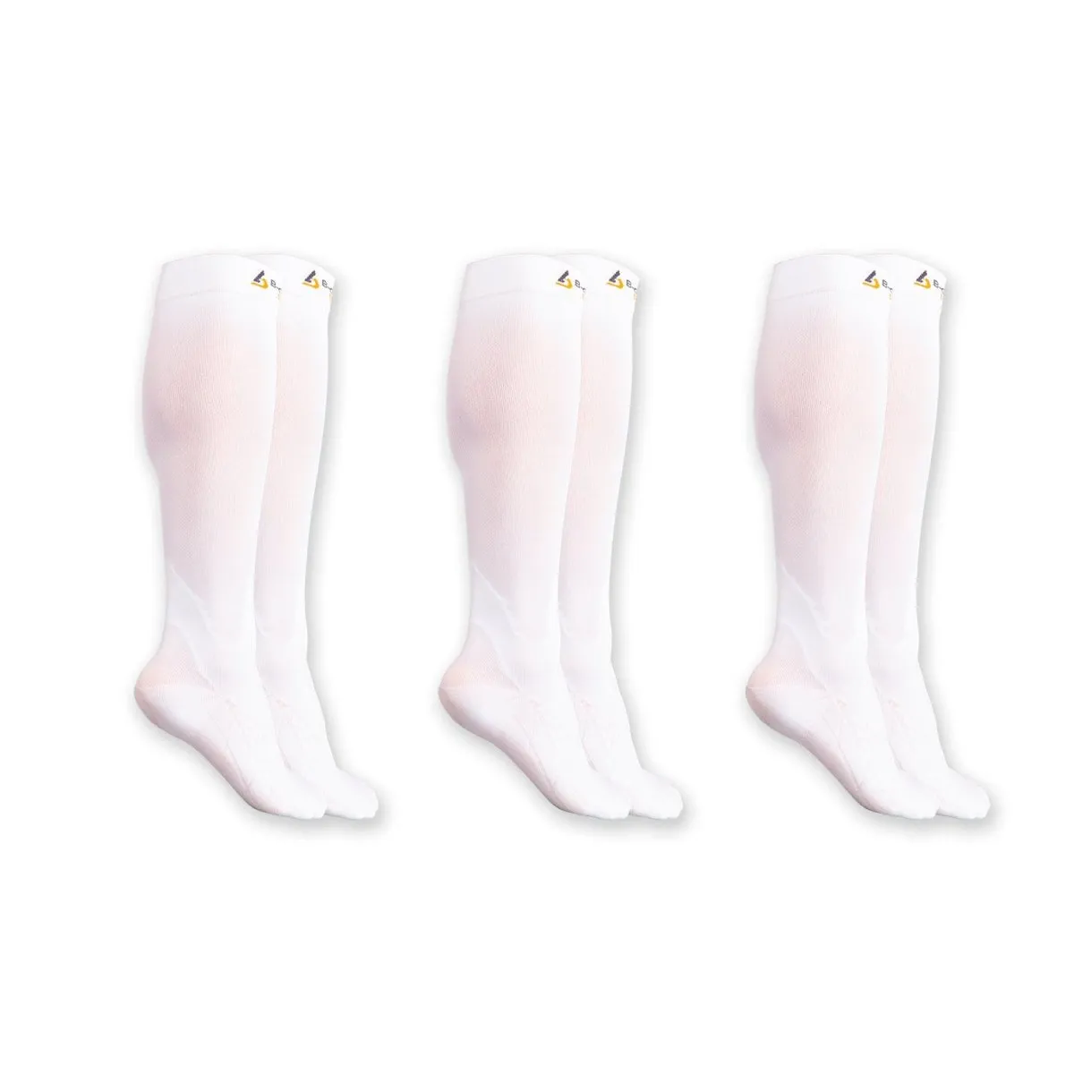Graduated Compression Socks White