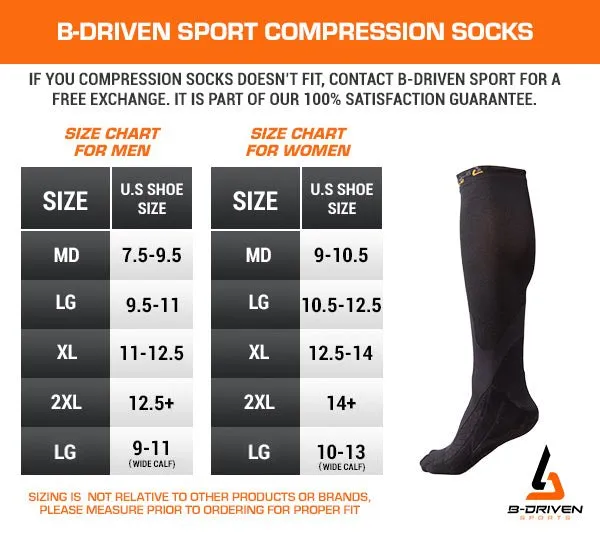 Graduated Compression Socks White