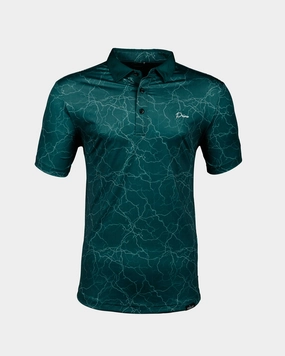 Garment Washed Fashionable Shirt Grant Horvat Green Bolt Classic Polo