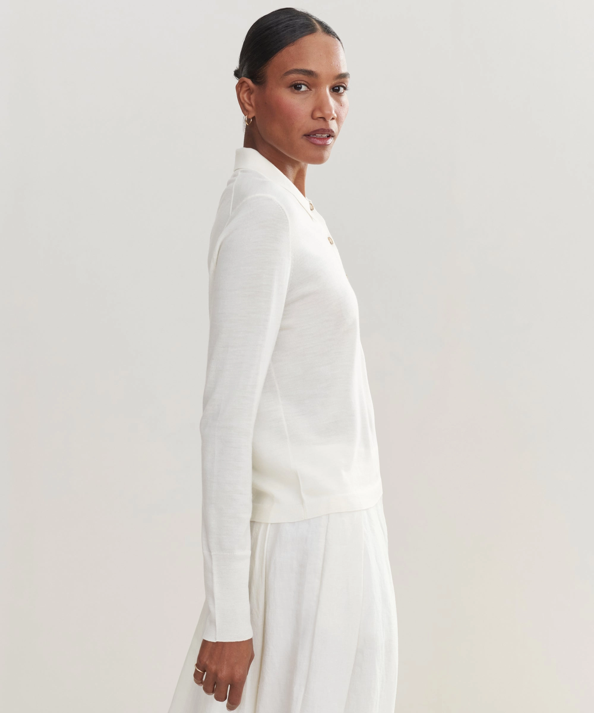 Grayson Pullover PlacketDetail Temperature Regulating Fabric