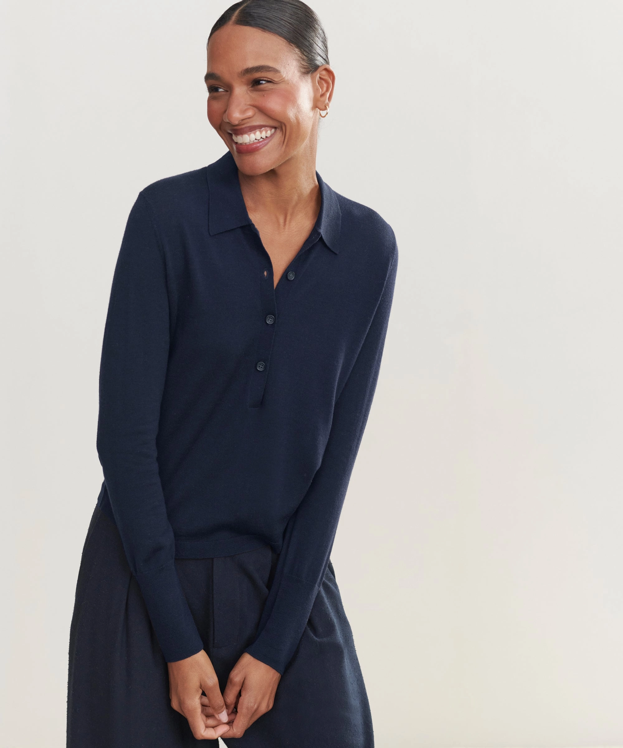 Flexible Neckline Grayson Pullover