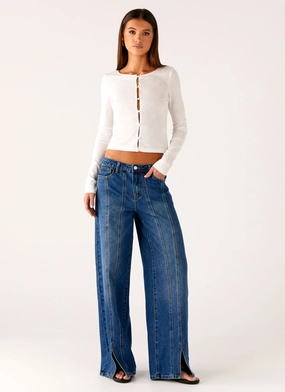 Bold Design Grayson Straight Leg Jeans - Denim Blue