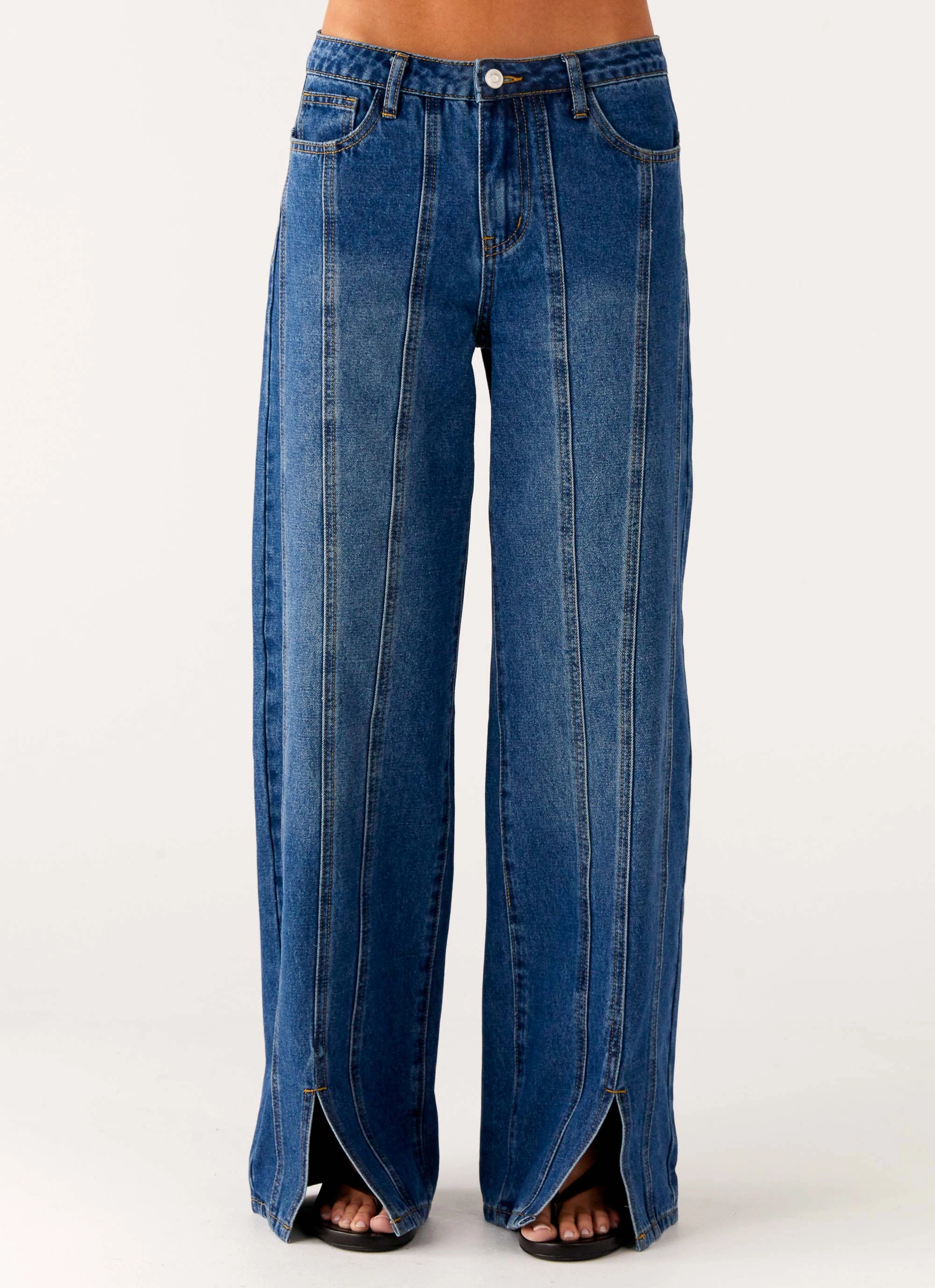 Sustainable Fabric Grayson Straight Leg Jeans - Denim Blue