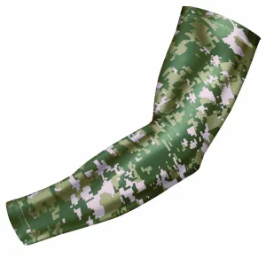 Green On Green Digital Camo Arm Sleeve