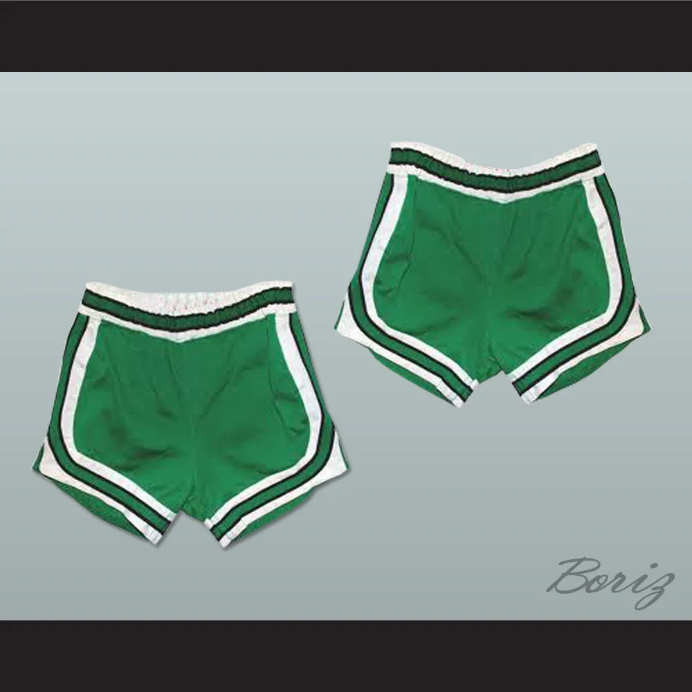 Green Retro Style Basketball Shorts